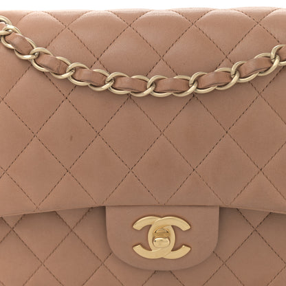 Chanel Lambskin Quilted Medium Double Flap Brown 14 of 14