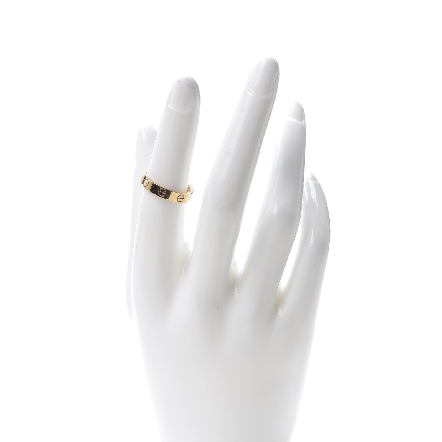 Cartier 18K Yellow Gold 3.5mm LOVE Wedding Band Ring 52 6 2 of 4