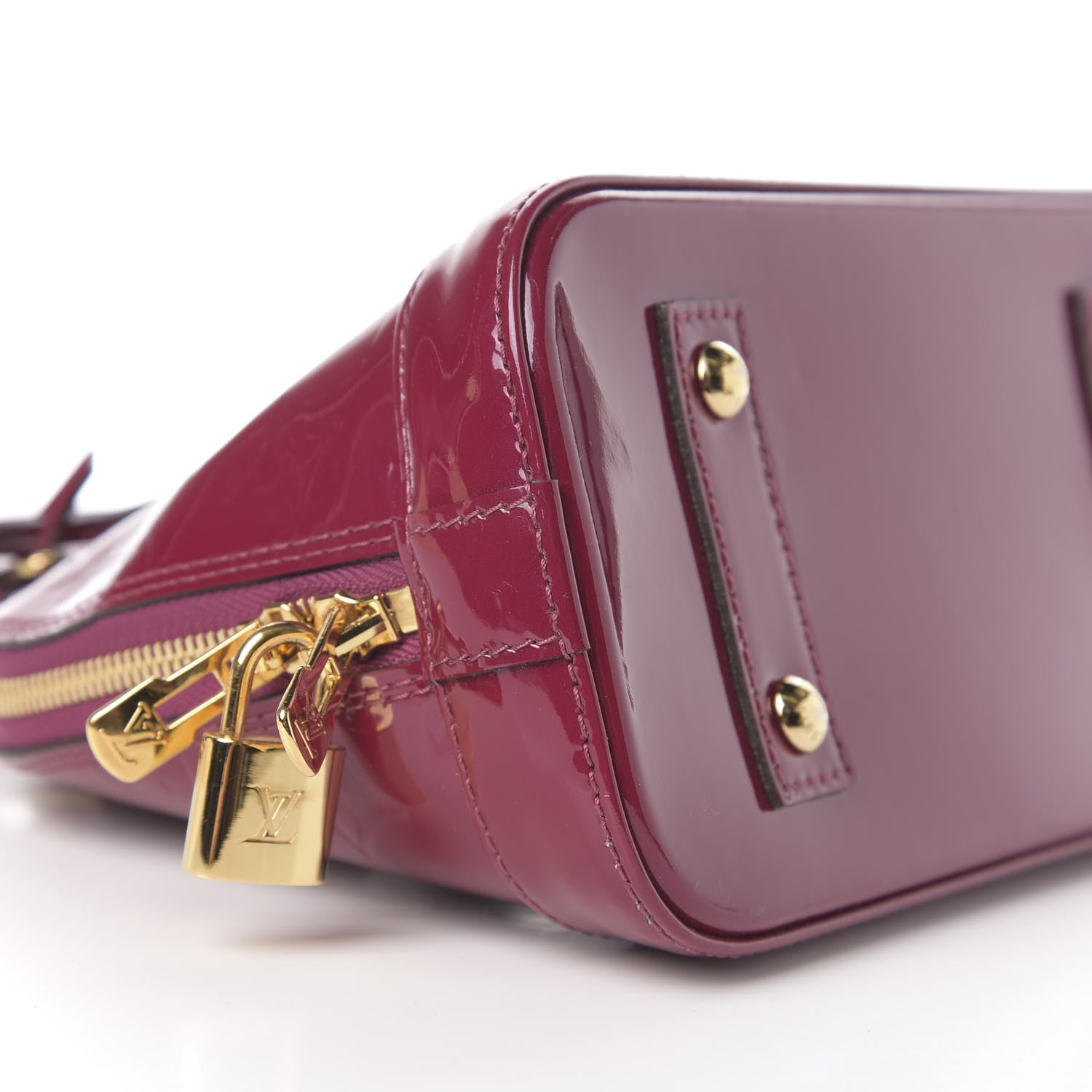 Louis Vuitton Vernis Alma BB Magenta 8 of 10