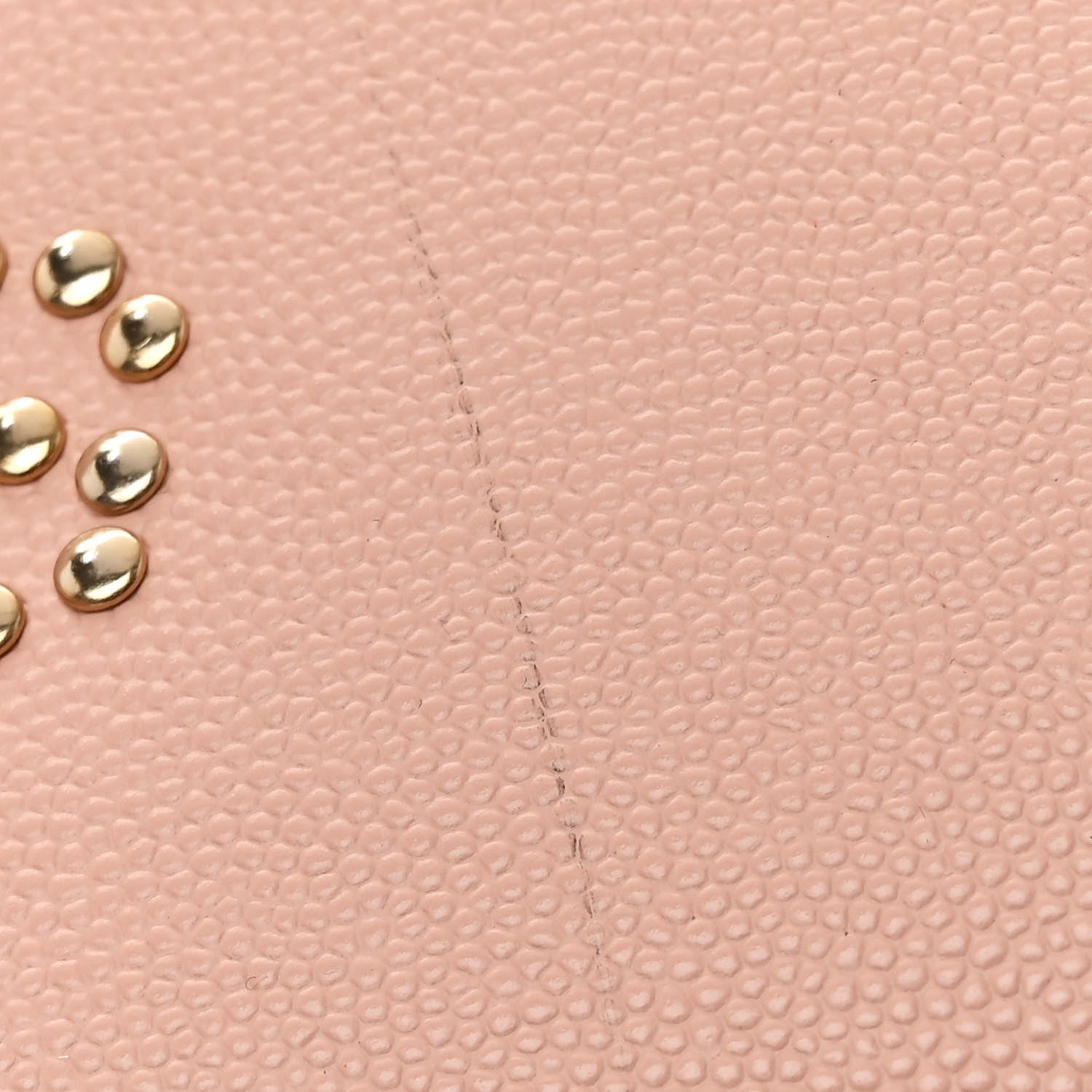 Chanel Caviar Small Studded Deauville Tote Light Pink 11 of 11