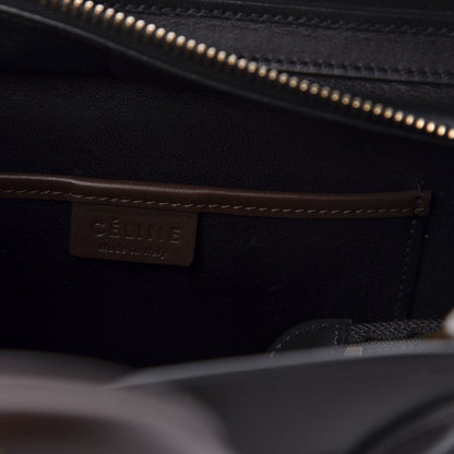 Celine Calfskin Bullhide Nano Tri-Color Luggage Bright Red 6 of 9