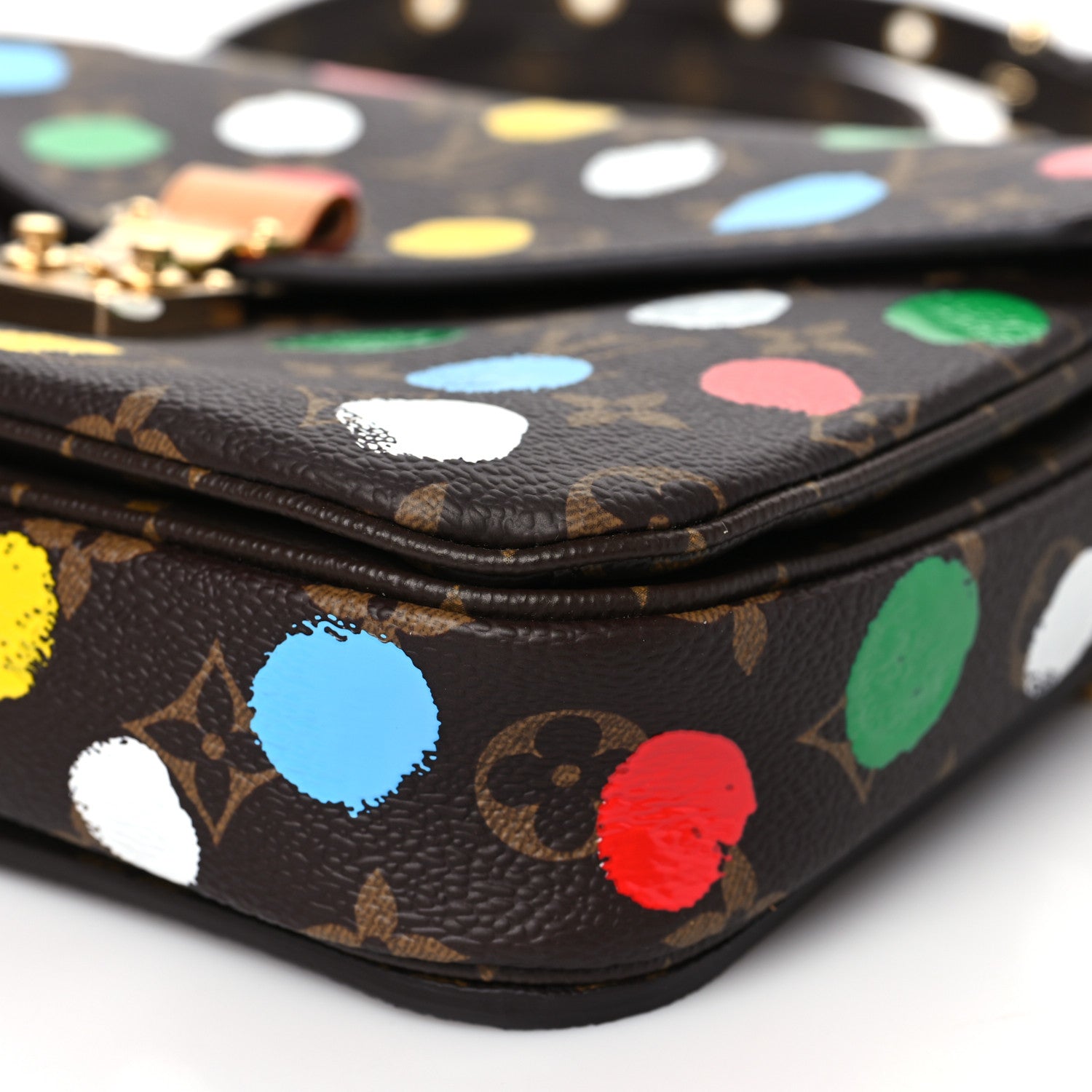 Louis Vuitton LV x YK Monogram Painted Dots Pochette Metis 10 of 11