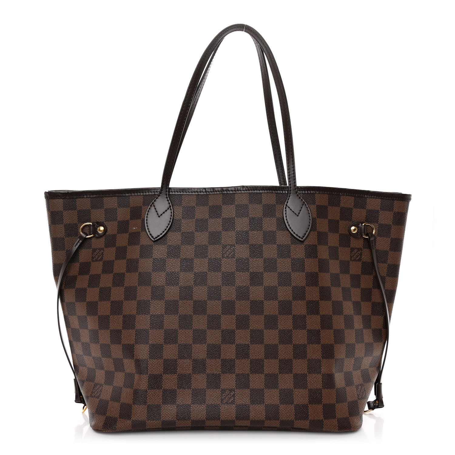 Louis Vuitton Damier Ebene Neo Neverfull MM Rose Ballerine 1 of 11