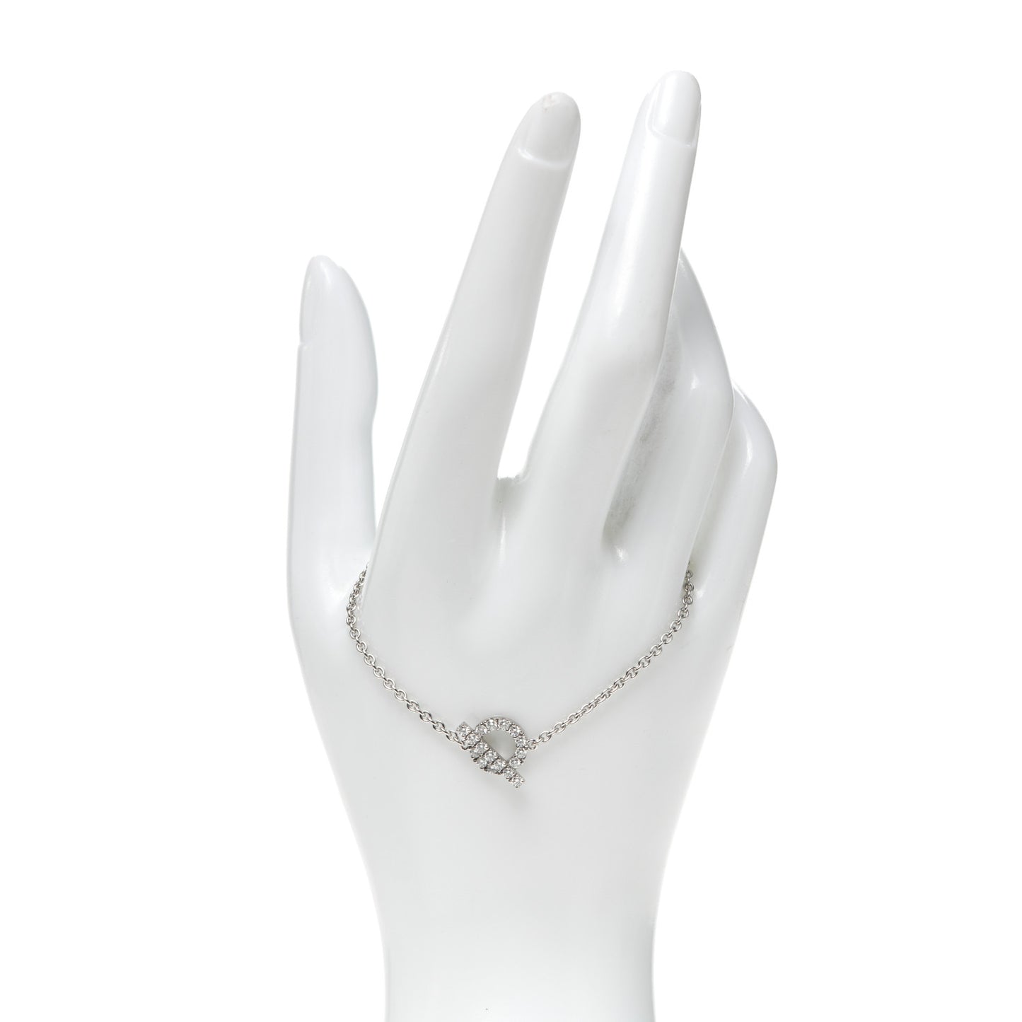 18K White Gold Diamond Finesse Bracelet ST