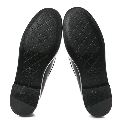 Chanel Lambskin Quilted CC Turnlock Loafers 40 Black 5 of 10