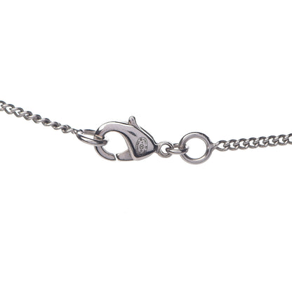 Chanel Baguette Crystal Large CC Necklace Silver 5 of 6