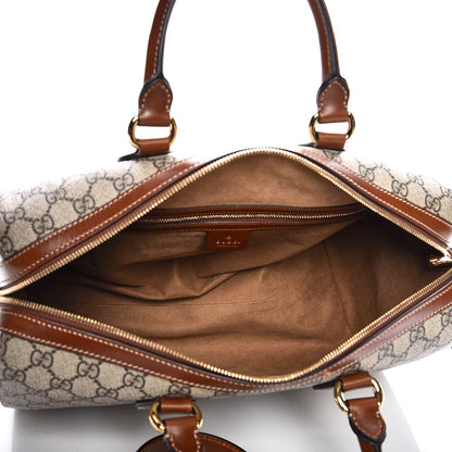 Gucci GG Supreme Monogram Medium Boston Beige Cuir 6 of 9
