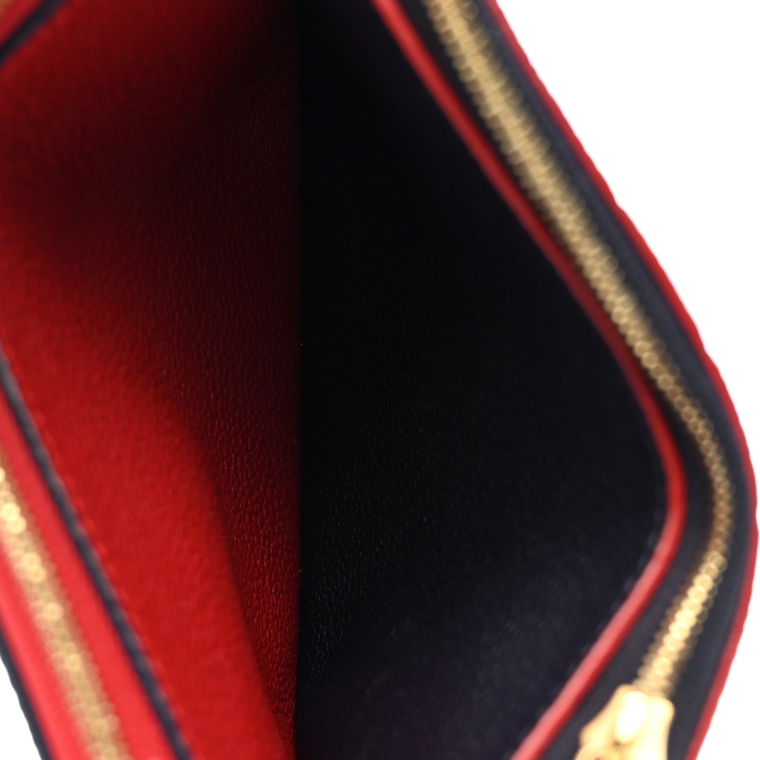 Louis Vuitton Empreinte Double Zip Pochette Marine Rouge 5 of 11