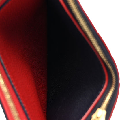 Louis Vuitton Empreinte Double Zip Pochette Marine Rouge 5 of 11