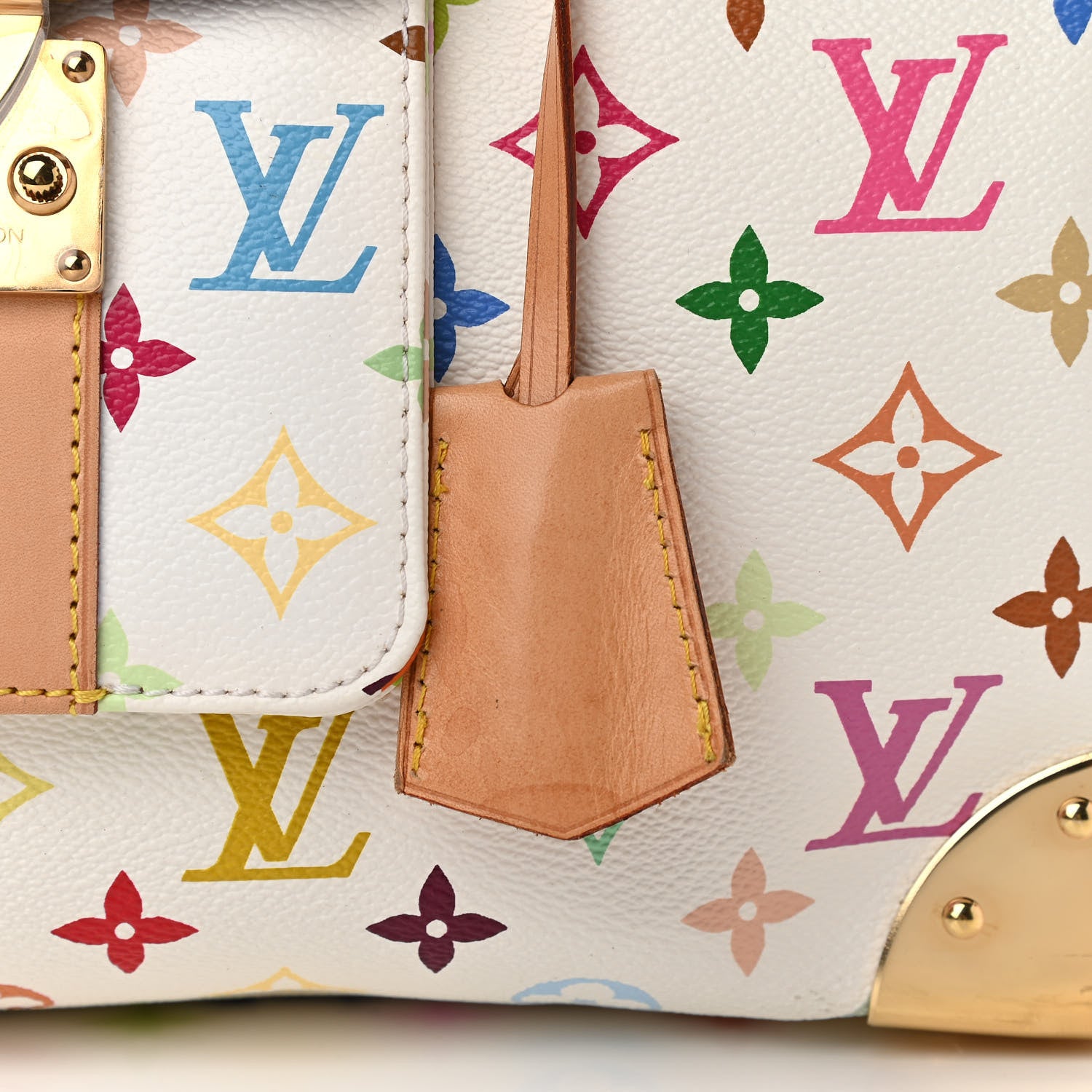 Louis Vuitton Monogram Multicolor Speedy 30 White 9 of 13