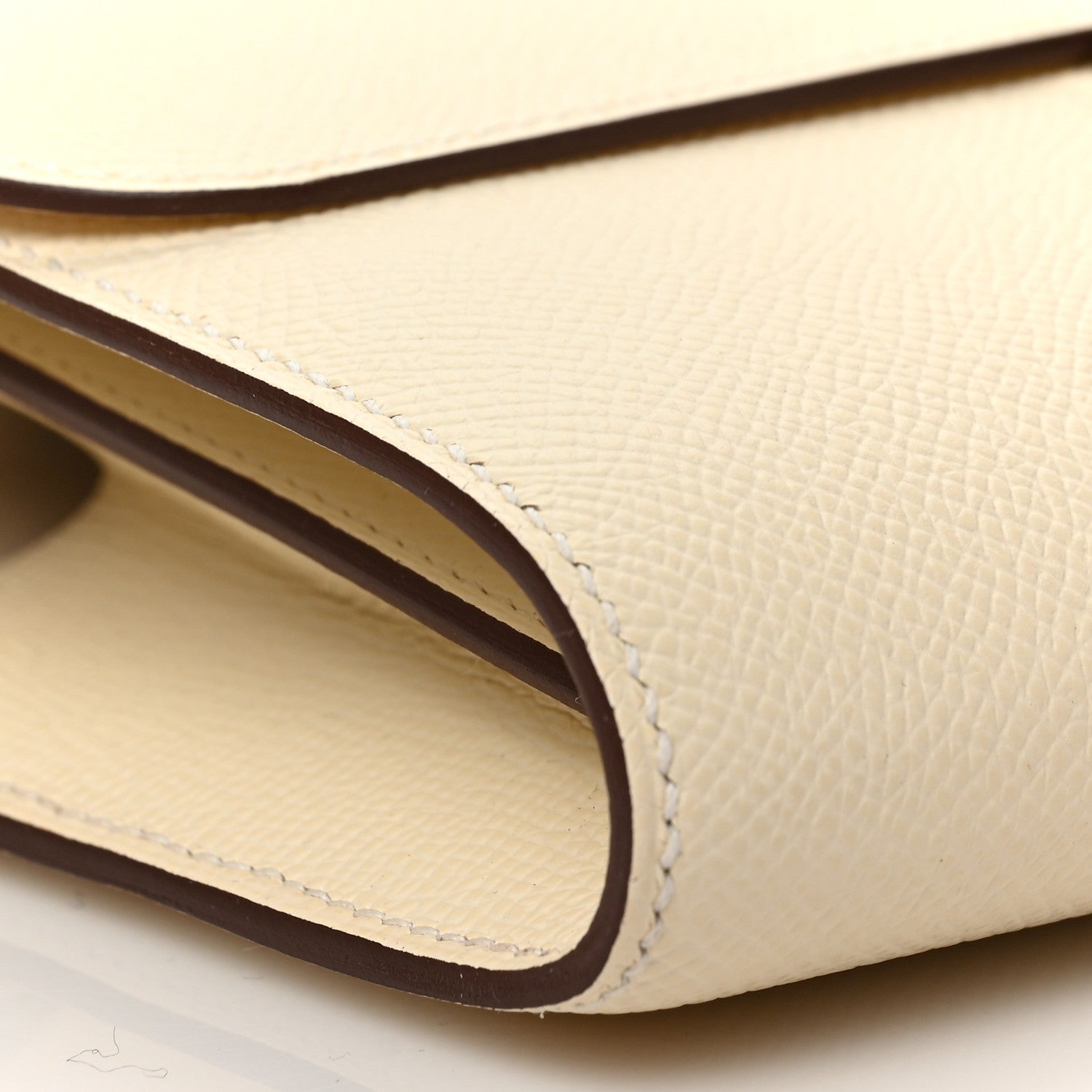Hermes Epsom Lizard Constance Wallet To Go Nata 7 of 8