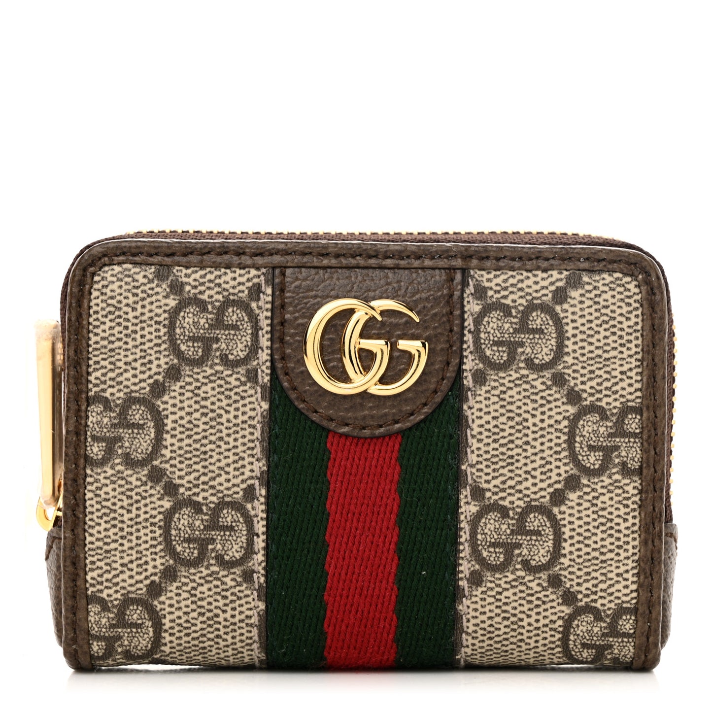 GG Supreme Monogram Web Ophidia Playing Card Case Beige New Acero