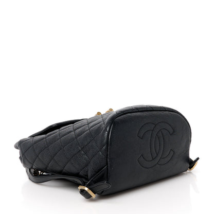 Chanel Caviar Quilted Filigree Backpack Black 4 of 10