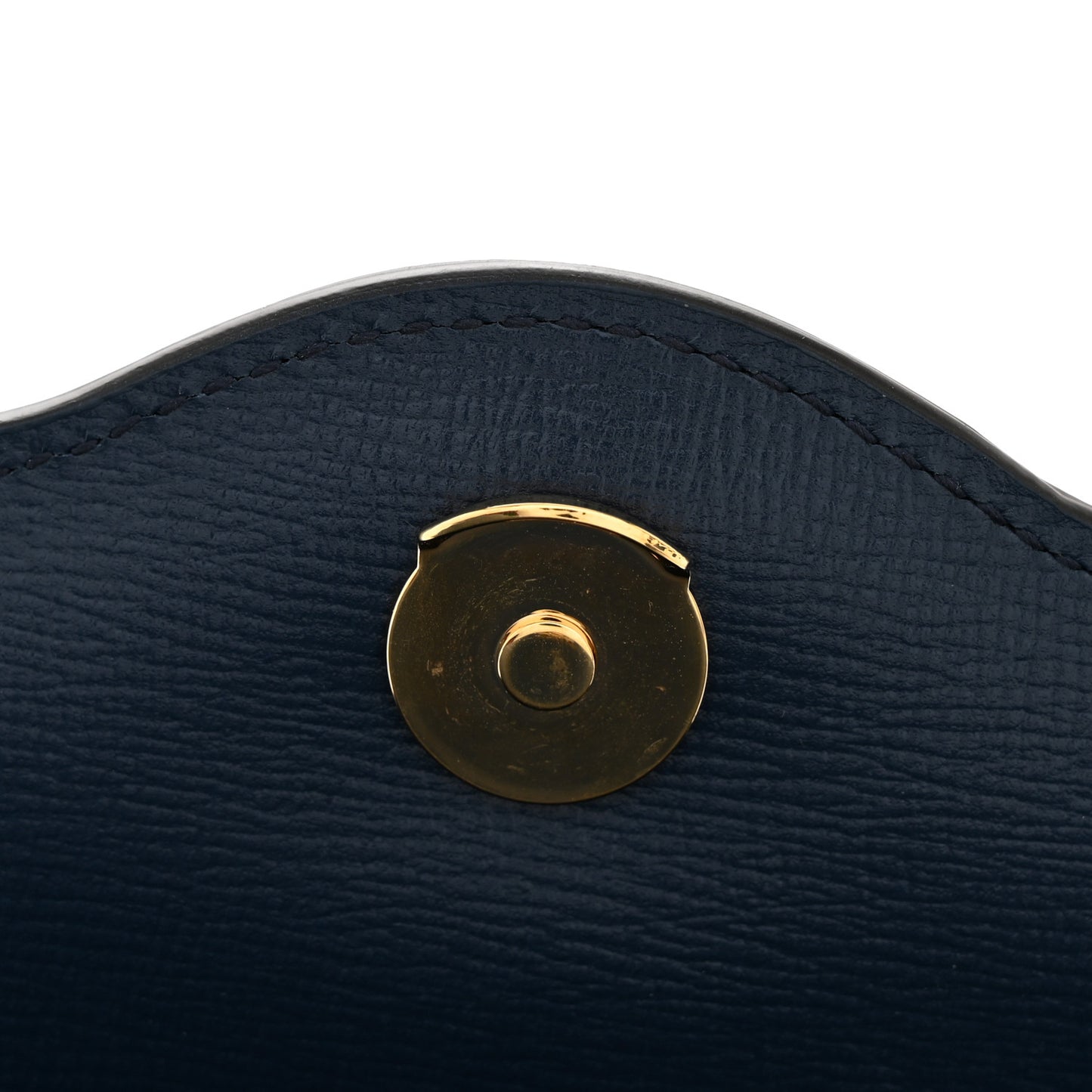 Azalea Calfskin Web Monochrome Mini Horsebit 1955 Chain Shoulder Bag Blue