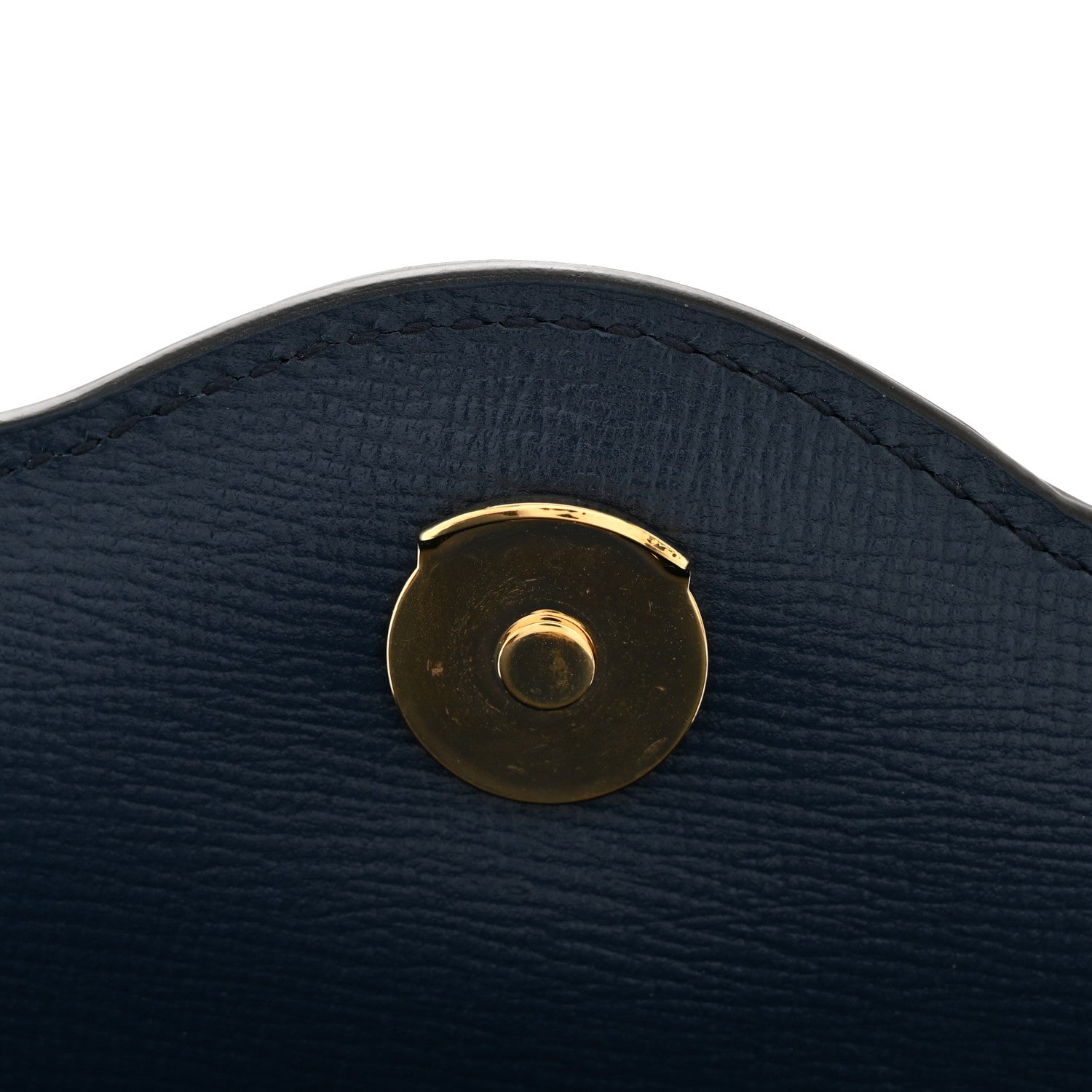 Gucci Azalea Calfskin Web Monochrome Mini Horsebit 1955 Chain Shoulder Bag Blue 11 of 11
