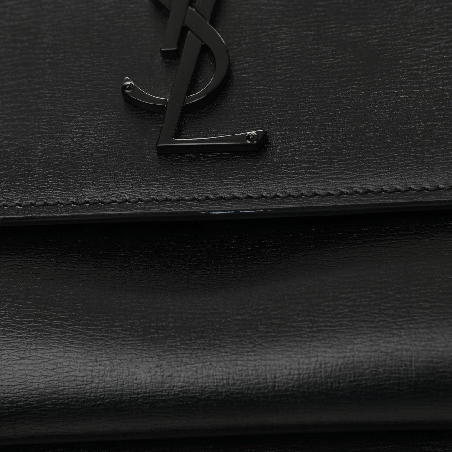 Calfskin Large Monogram Monochrome Sunset Black