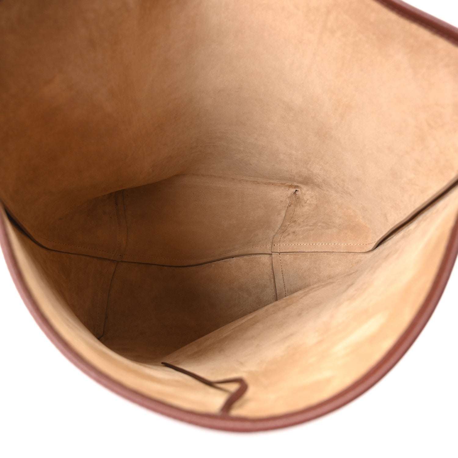The Row Grained Calfskin Large N/S Park Tote Burnt Wood 5 of 10