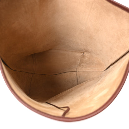 The Row Grained Calfskin Large N/S Park Tote Burnt Wood 5 of 10