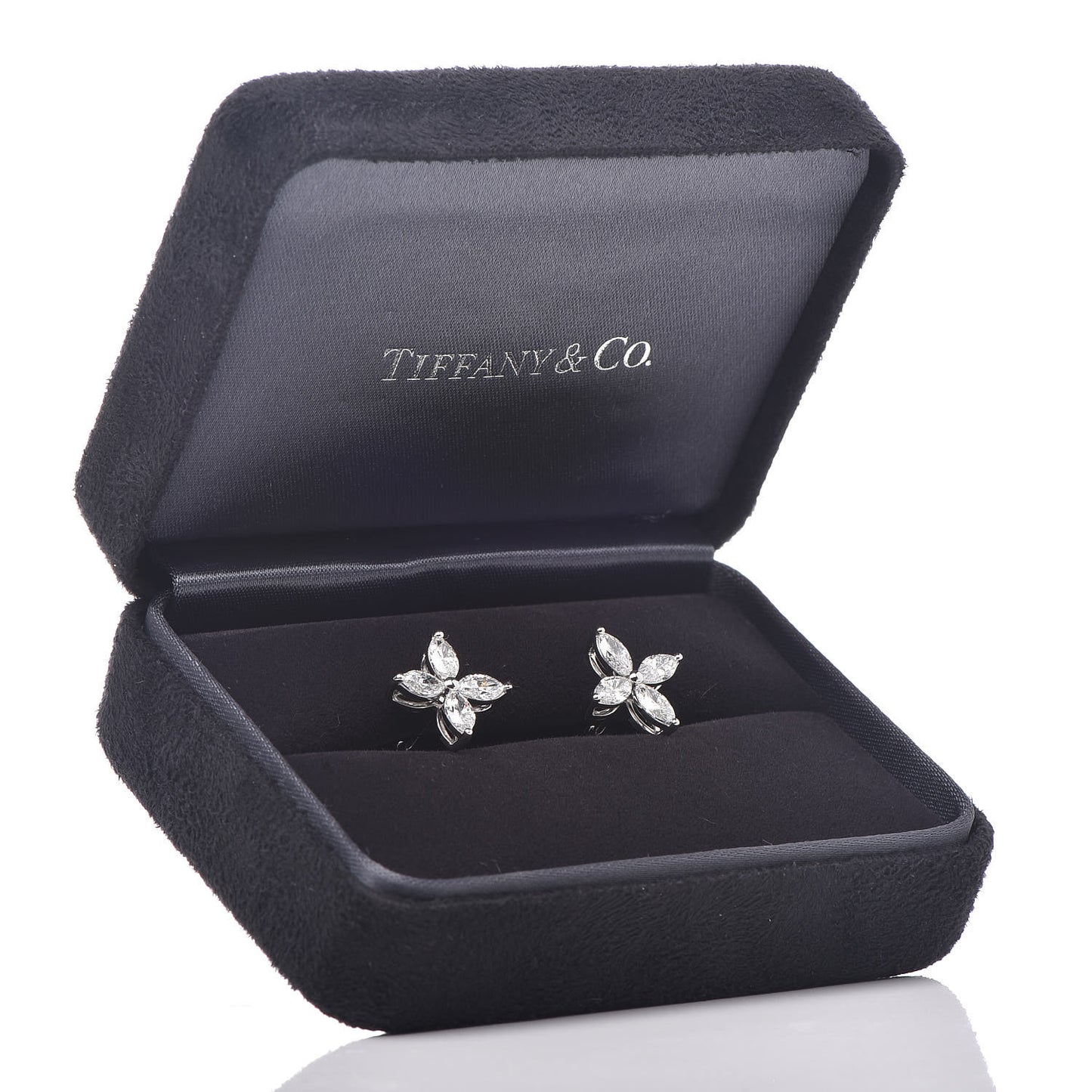 Platinum Diamond Large Victoria Earrings