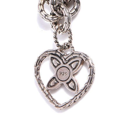 John Hardy Sterling Silver 18k Gold Diamond Pink Sapphire Batu Kawung Charm Bracelet 5 of 7