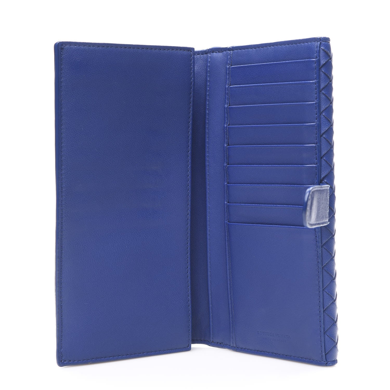 Bottega Veneta Nappa Intrecciato Continental Wallet Blue 4 of 9