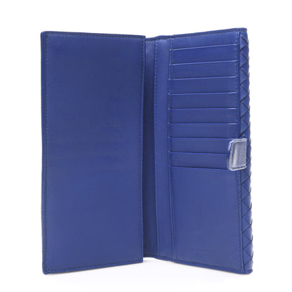 Bottega Veneta Nappa Intrecciato Continental Wallet Blue 4 of 9