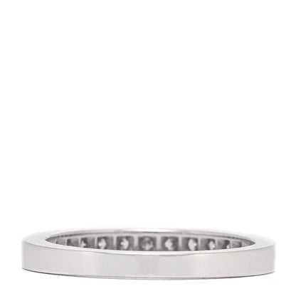 Tiffany Platinum Diamond .25ctw Half Circle Wedding Band Ring 52 6 3 of 5