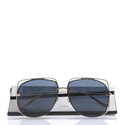 Christian Dior Metal Stellaire 6 Sunglasses Gold Blue 8 of 8