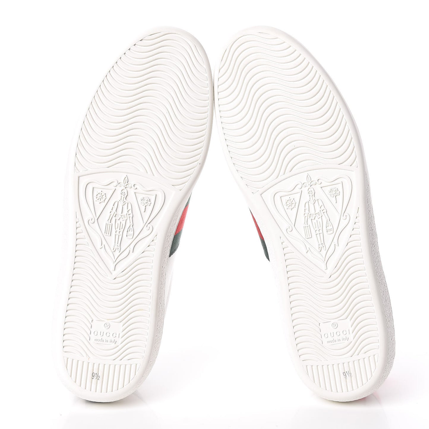 Calfskin Ayers Web Tiger Embroidered Mens Ace Sneakers 9.5 White Green Red