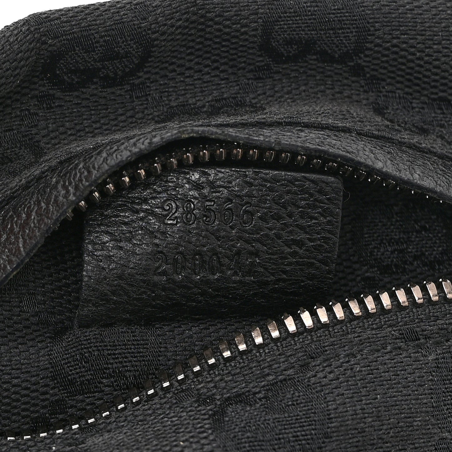 GG Monogram Double Pocket Belt Bag Black