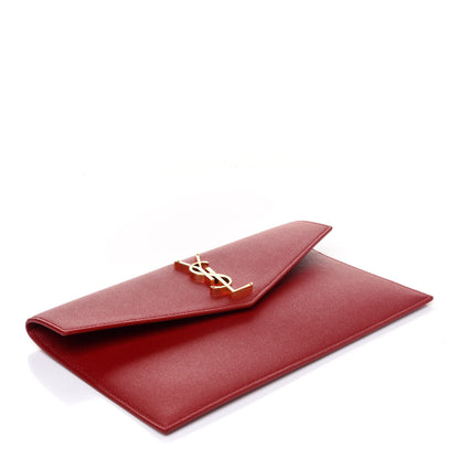 Saint Laurent Grain De Poudre Uptown Pouch Red 4 of 9