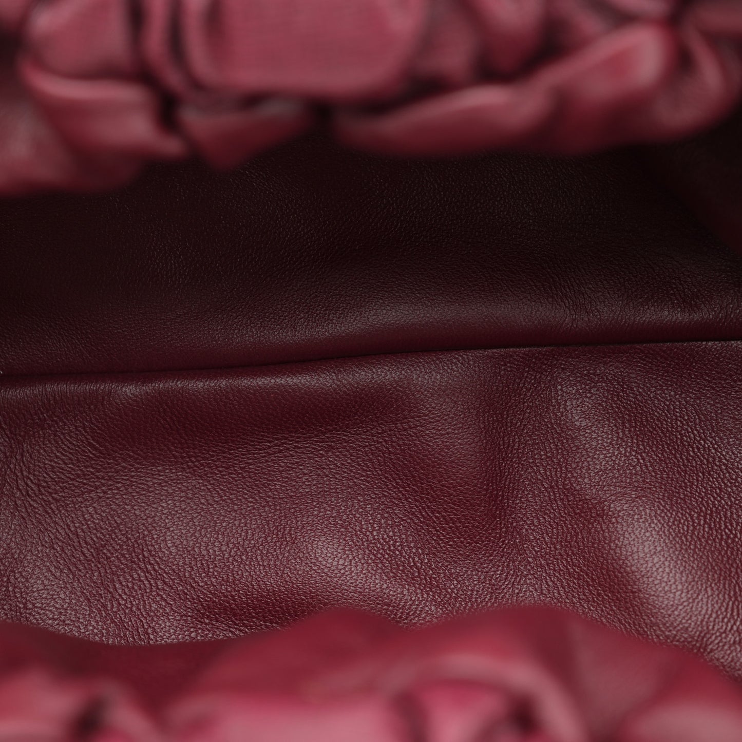 Saffiano Cloud Clutch Claret