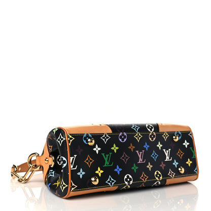 Louis Vuitton Monogram Multicolor Beverly MM Black 4 of 10