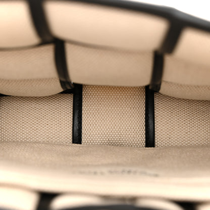 Bottega Veneta Canvas Intrecciato Padded Cassette Crossbody Bag Natural Black 5 of 10
