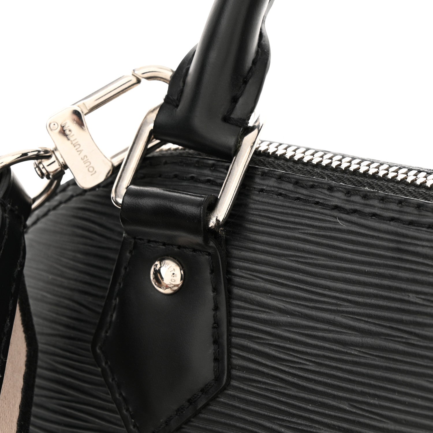 Louis Vuitton Epi Jacquard Alma BB Black 12 of 16