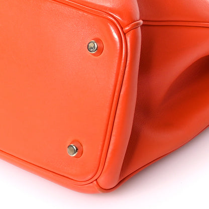Christian Dior Smooth Calfskin Large Diorissimo Tote Orange 12 of 14