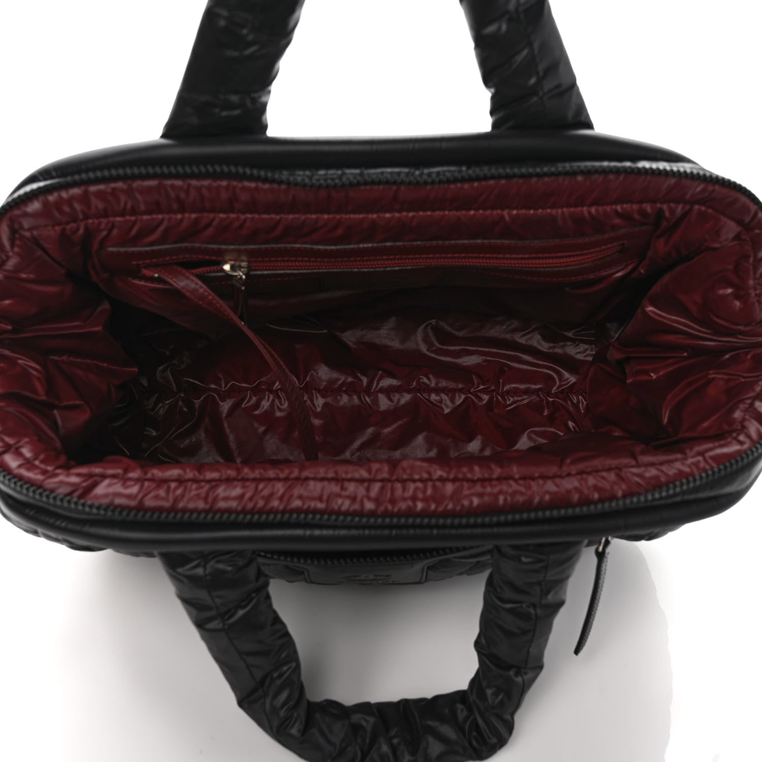 Chanel Nylon Quilted Medium Coco Cocoon Tote Black 5 of 10