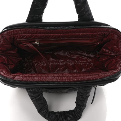 Chanel Nylon Quilted Medium Coco Cocoon Tote Black 5 of 10
