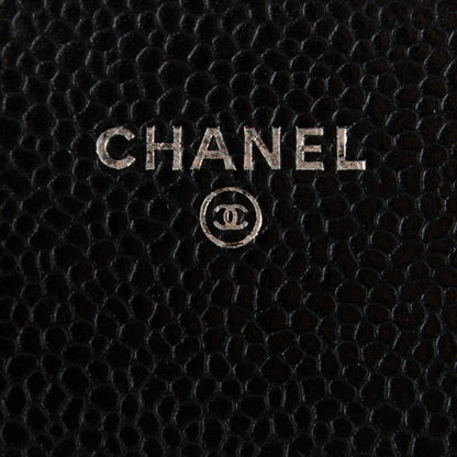 Chanel Caviar Quilted Flap Card Holder Black 6 of 8
