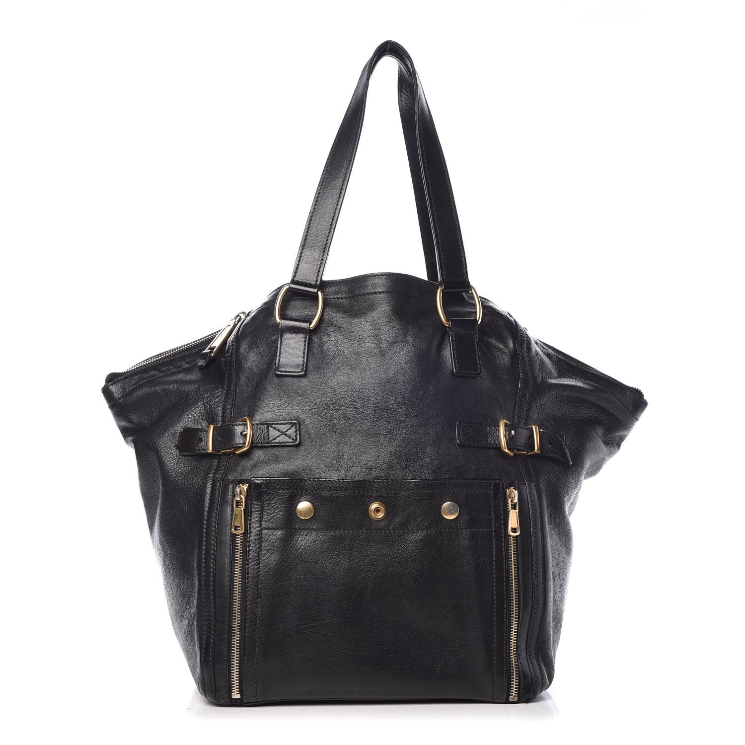 Saint Laurent Calfskin Medium Downtown Black 1 of 12