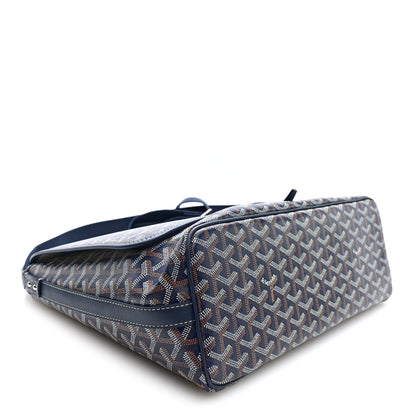Goyard Goyardine Capetien Messenger Bag Navy 4 of 9
