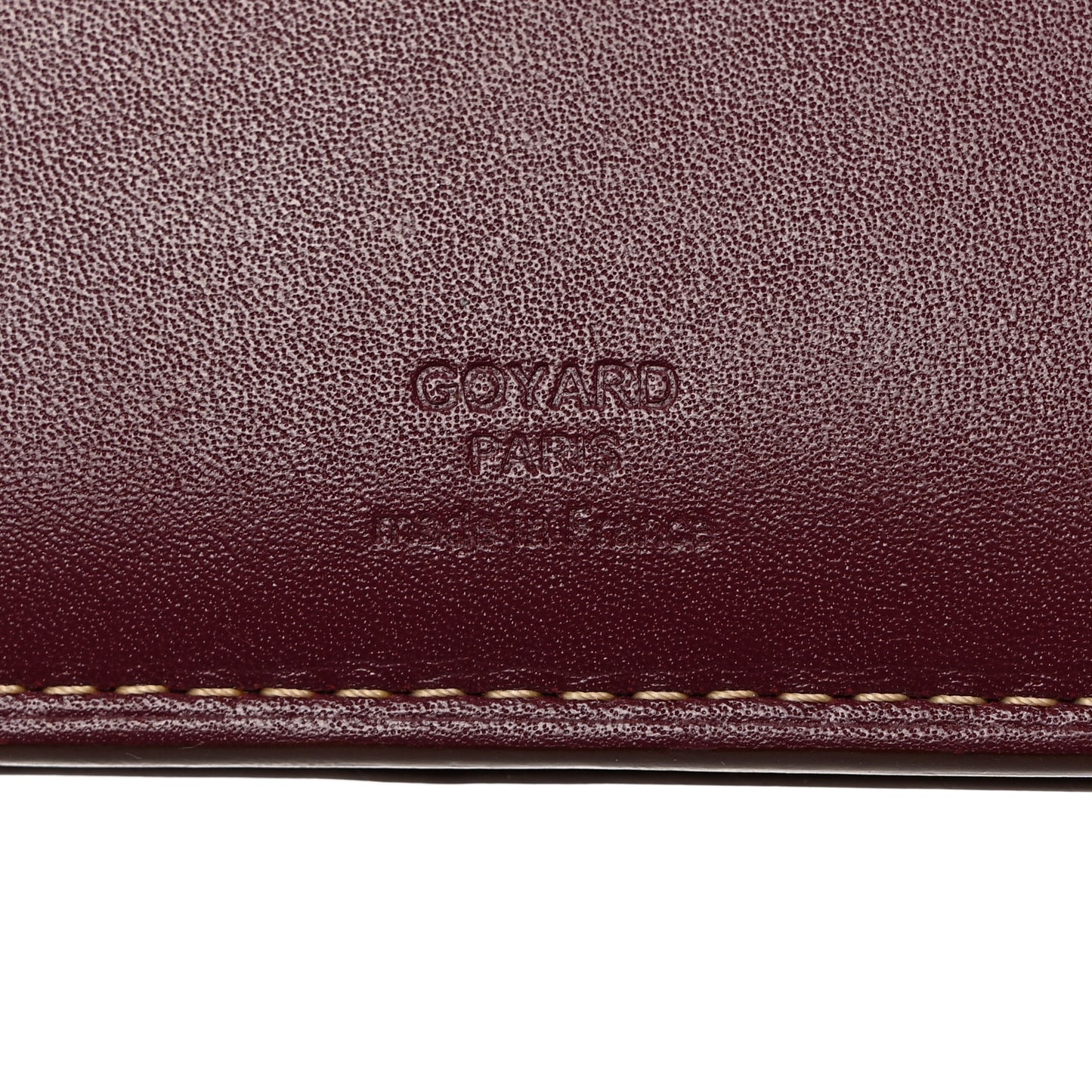 Goyardine Richelieu Wallet Burgundy