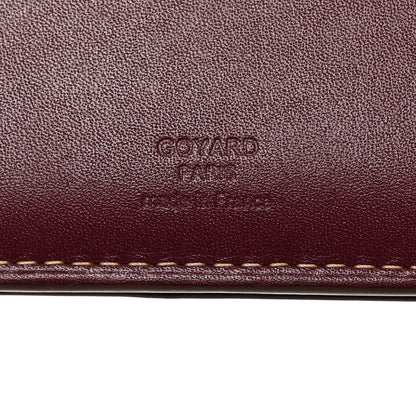 Goyard Goyardine Richelieu Wallet Burgundy 6 of 9