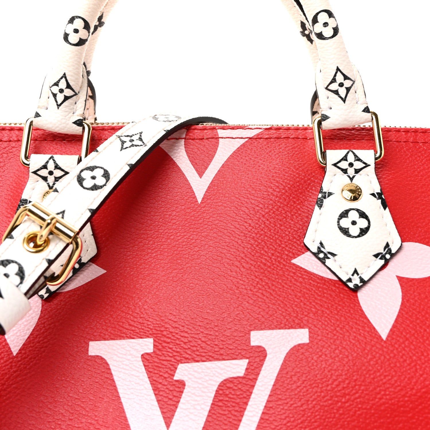 Louis Vuitton Monogram Giant Speedy Bandouliere 30 Rouge 7 of 9
