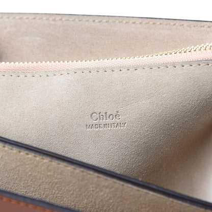 Chloe Suede Calfskin Medium Faye Shoulder Bag Tobacco 6 of 10