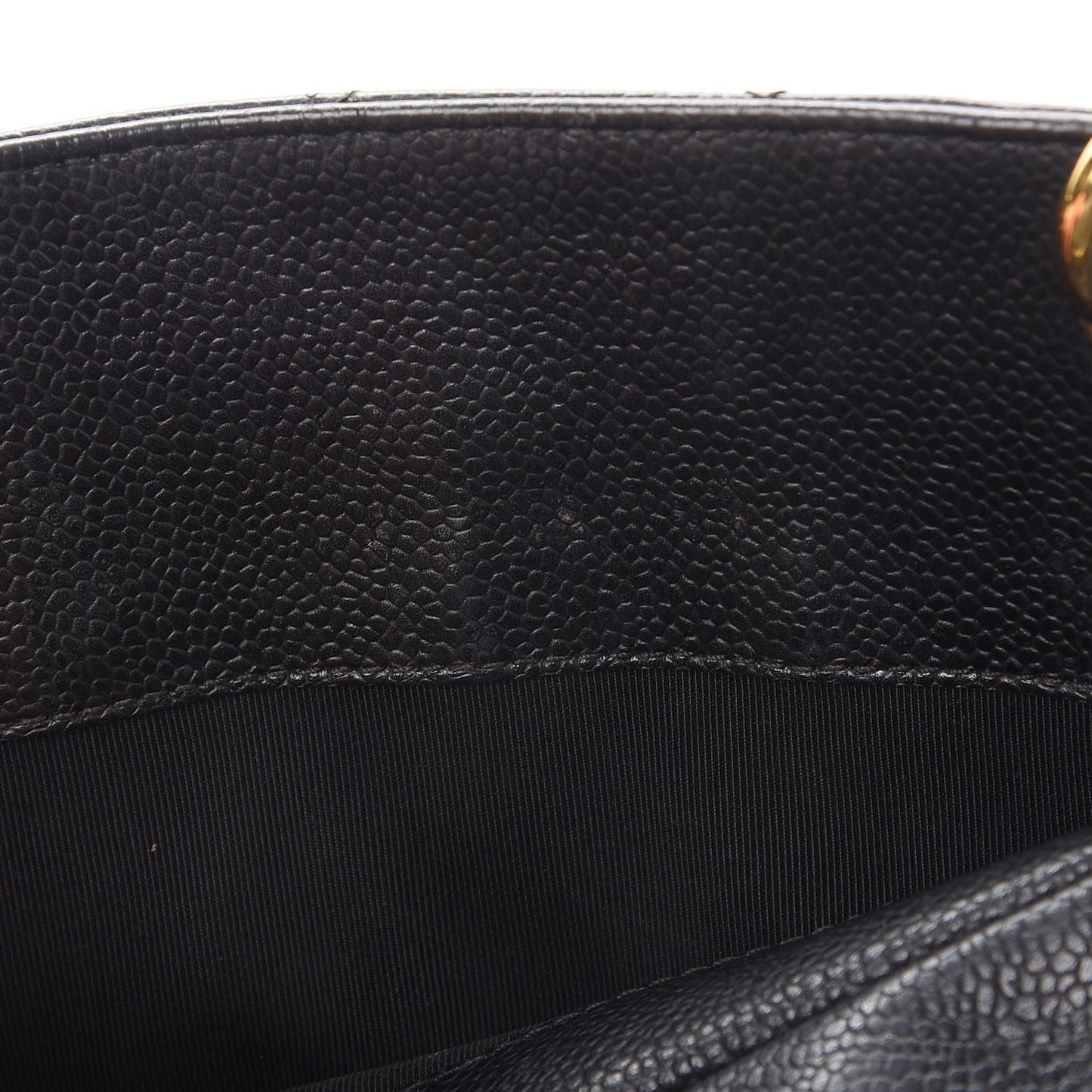 Caviar Quilted Petit Timeless Tote PTT Black