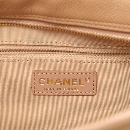 Chanel Caviar Quilted Small Bowler Beige 8 of 10