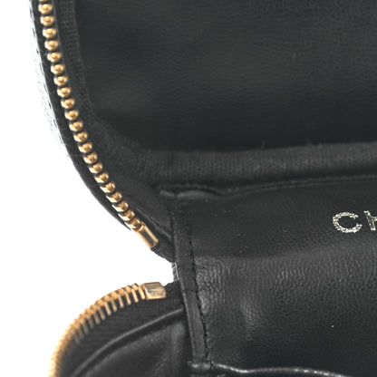 Chanel Caviar Vanity Cosmetic Case Black 12 of 13