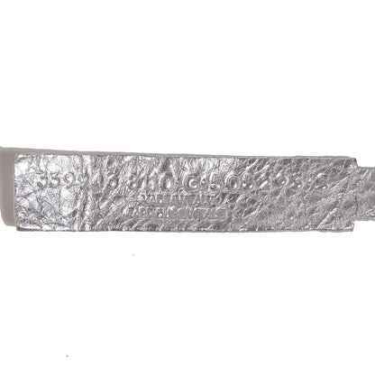 Balenciaga Agneau Giant Silver Hardware Two Row Stud Bracelet Gris Aluminum 5 of 5