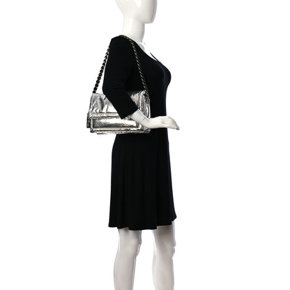 Marc Jacobs Metallic Lambskin The Pillow Bag Silver 2 of 10